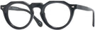 Round Black Truman Single Vision Full Frame View #1