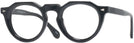 Round Black Truman Single Vision Full Frame View #1