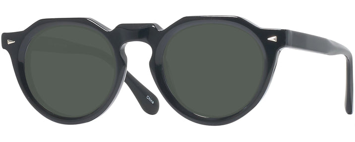 Round Black Truman Progressive Reading Sunglasses View #1