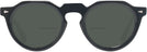 Round Black Truman Bifocal Reading Sunglasses View #2