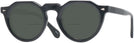 Round Black Truman Bifocal Reading Sunglasses View #1