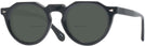Round Black Truman Bifocal Reading Sunglasses View #1