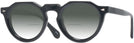 Round Black Truman w/ Gradient Bifocal Reading Sunglasses View #1