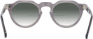 Round Transparent Grey Truman w/ Gradient Bifocal Reading Sunglasses View #4