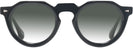 Round Black Truman w/ Gradient Progressive No-Line Reading Sunglasses View #2