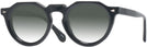 Round Black Truman w/ Gradient Progressive Reading Sunglasses View #1