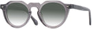 Round Transparent Grey Truman w/ Gradient Progressive Reading Sunglasses View #1