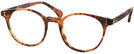 Round Light Tortoise Virginia Progressive No-Lines View #1