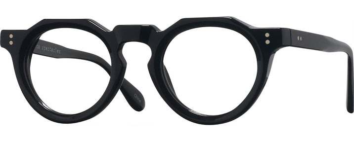 Round Black Zelig Progressive No Line Bifocal View #1