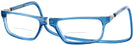 Rectangle Denim Blue CliC Executive Bifocal View #1