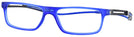 Rectangle Blue CliC Tube Single Vision Full Frame View #1