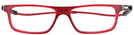 Rectangle Red CliC Tube Single Vision Full Frame View #2
