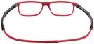 Rectangle Red CliC Tube Single Vision Full Frame View #4