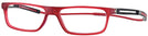 Rectangle Red CliC Tube Single Vision Full Frame View #1