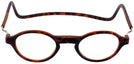 Round Tortoise CliC Classic Single Vision Full Frame View #2