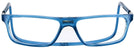 Rectangle Denim Blue CliC Executive Single Vision Full Frame View #2