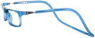 Rectangle Denim Blue CliC Executive Single Vision Full Frame View #3
