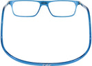Rectangle Denim Blue CliC Executive Single Vision Full Frame View #4