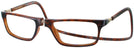 Rectangle Tortoise CliC Executive Single Vision Full Frame View #1
