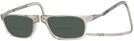 Rectangle Grey CliC Executive XL Bifocal Reading Sunglasses View #1