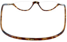Rectangle Light Tortoise CliC Sonoma Single Vision Half Frame View #4