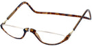 Rectangle Light Tortoise CliC Sonoma Single Vision Half Frame View #1