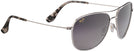 Aviator Silver/ Grey Lens Maui Jim Cliff House 247 View #1