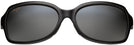 Rectangle Gloss Black / Grey Lens Maui Jim Cloud Break View #2