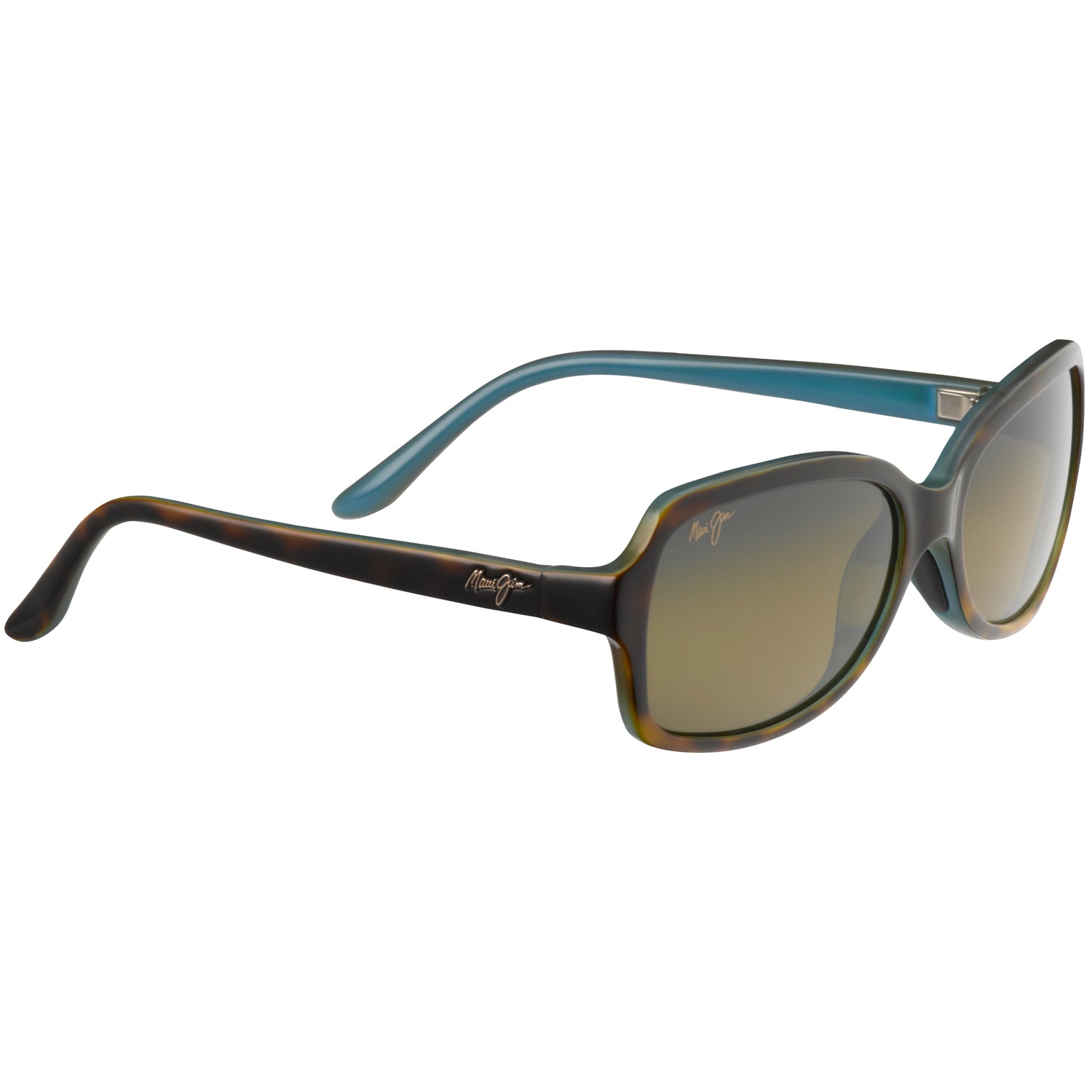 Maui Jim cloud break 70 Tortoise Shell Sunglasses Cloud Break Sunglasses in Tortoise Peacock Blue/HCL Bronze  main image 4