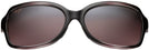 Rectangle Burgundy Fade / Rose Lens Maui Jim Cloud Break View #2