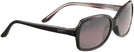 Rectangle Burgundy Fade / Rose Lens Maui Jim Cloud Break View #1