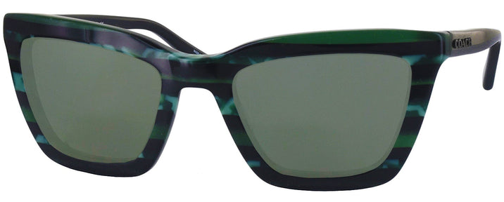 Cat Eye Emerald Coach 8203 Progressive Reading Sunglasses View #1