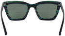 Cat Eye Emerald Coach 8203 Bifocal Reading Sunglasses View #4