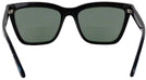 Square Black/blue Coach 8208 Bifocal Reading Sunglasses View #4