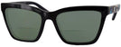 Square Black/blue Coach 8208 Bifocal Reading Sunglasses View #1