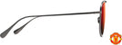 Aviator Dark Gunmetal W/ Black/Hawaii Lava Lens Maui Jim Fair Winds Manchester 554 View #3