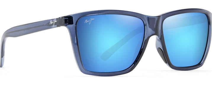 Rectangle Dark Trans Blue/Blue Hawaii Lens Maui Jim Cruzem 864 View #1