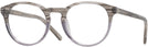 Round Grey Fade Fifer Single Vision Full Frame View #1