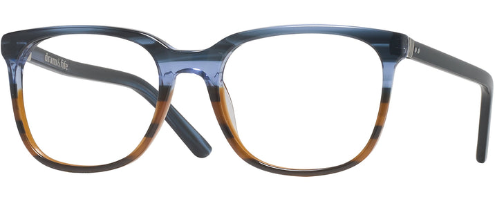 Square Blue Brown Jamestown Progressive No-Lines View #1