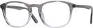 Square Crystal Grey Gradient Liberty Bell Single Vision Full Frame View #1
