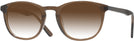 Round Crystal Brown Liberty Island w/ Gradient Progressive Reading Sunglasses View #1