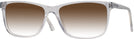 Rectangle Crystal Grey Liberty Square w/ Gradient Progressive Reading Sunglasses View #1