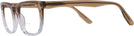 Rectangle Crystal Brown Gradient Pioneer Bifocal View #3