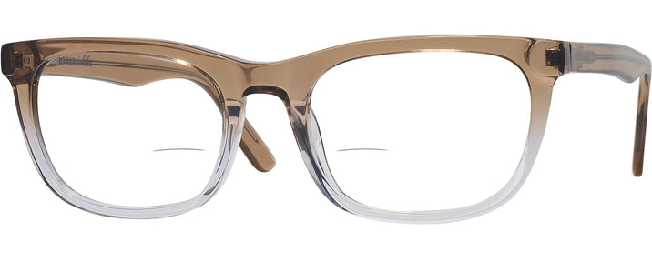 Rectangle Crystal Brown Gradient Pioneer Bifocal View #1