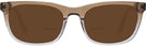 Rectangle Crystal Brown Gradient Pioneer Bifocal Reading Sunglasses View #2