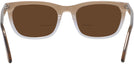 Rectangle Crystal Brown Gradient Pioneer Bifocal Reading Sunglasses View #4