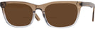 Rectangle Crystal Brown Gradient Pioneer Bifocal Reading Sunglasses View #1