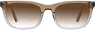 Rectangle Crystal Brown Gradient Pioneer w/ Gradient Bifocal Reading Sunglasses View #2
