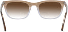 Rectangle Crystal Brown Gradient Pioneer w/ Gradient Bifocal Reading Sunglasses View #4