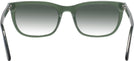 Rectangle Crystal Green Pioneer w/ Gradient Progressive Reading Sunglasses View #4